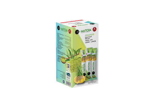 شاي ماتشا بريميوم ياباني بالأناناس - 20 ظرف