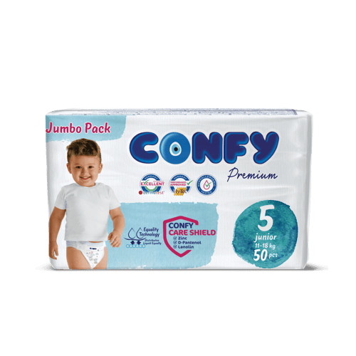 حفاضات كونفي بريميوم جامبو مقاس 5