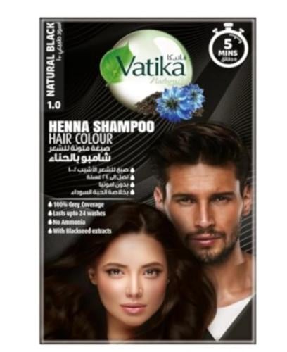 فاتيكا حناء شامبو صبغة 20 مل - أسود طبيعي 1.0