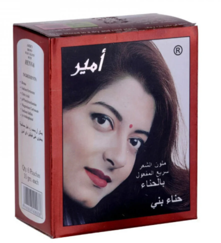 حناء صبغة شعر بني من امير - 10 جرام