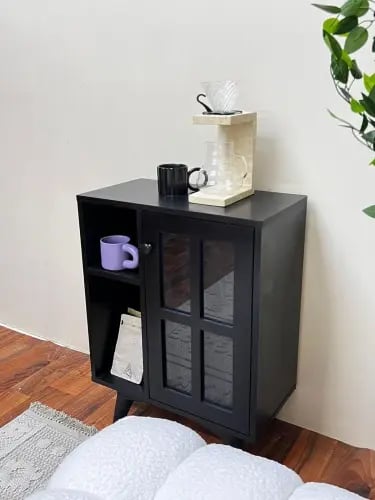 ركن كافي لون اسود مقاس صغير