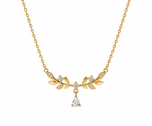 Ruffle necklace