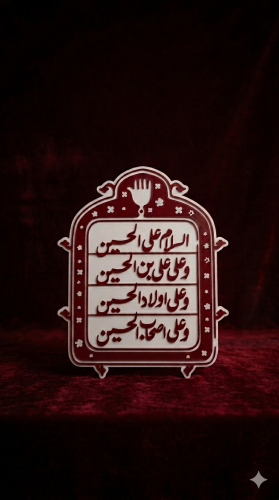 لوحة ثلاثية الابعاد - السلام على الحسين ( ع )