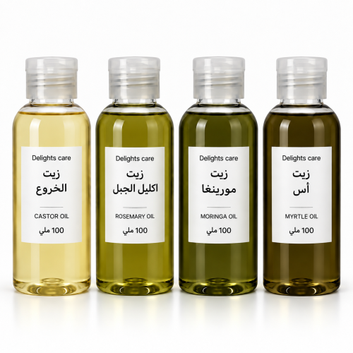 عرض ٤ زيوت حجم ١٠٠ ملي