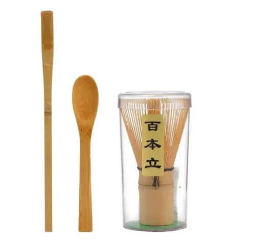 Whisk and wooden spoon