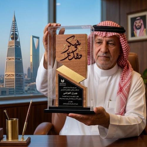دروع شكر وتقدير جديدة