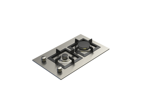 سطح 2 عين غاز HD استيل