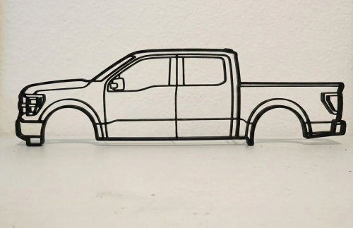 لوحة جدارية على شكل فورد Ford F-150 14th Gen