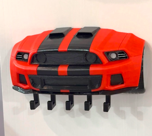 حامل مفاتيح جداري بتصميم موستنج Mustang
