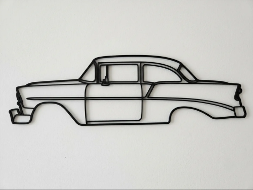 لوحة جدارية 1956 Chevrolet 210