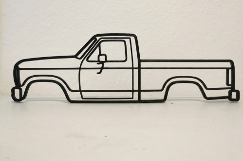 لوحة جدارية على شكل فورد Ford F-150 7th Gen