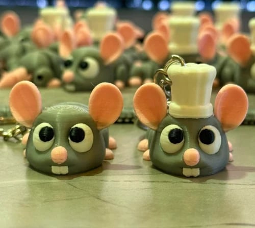 ميدالية مفاتيح الفأر "ريمي" (راتاتوي - Ratatouille) ‍