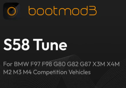 bootmod3 S58 Tune - For BMW F97 F98 G80 G82 G87 X3...
