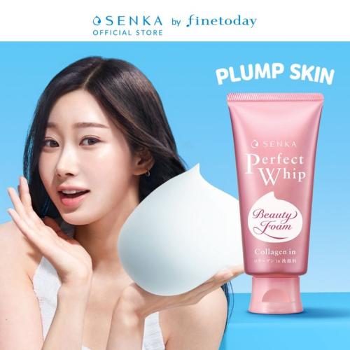 Shiseido Senka Perfect Whip Collagen In Beauty Fac...