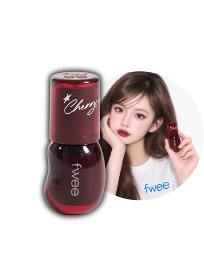 ليب قلوس كوري fwee درجة cherry cola