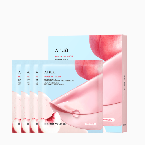 Anua Collagen Mask Set Peach 70 Niacin Brightening...