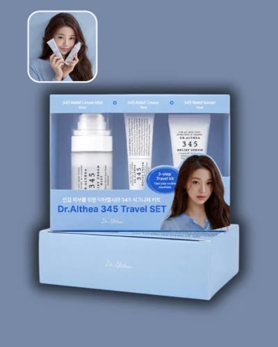 Dr.Althea 345 Travel Set Mist 60ml+Serum 15ml+Crea...
