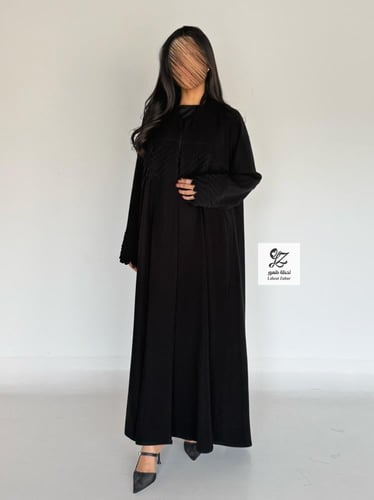 عبايه سماهر بقماش اندنوسي مخرم