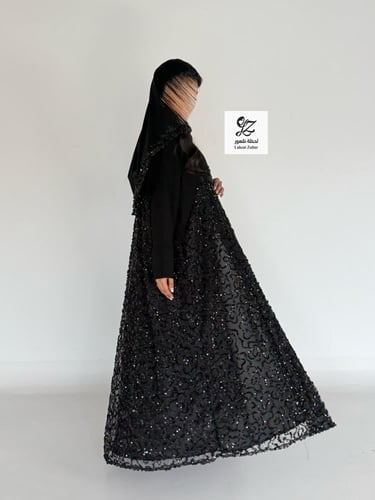 عبايه وعد بتدخيل ترتر فرنسي لمعه كلوش