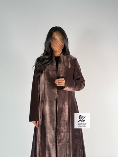 بليزر الفريده بقماش مخمل كوري