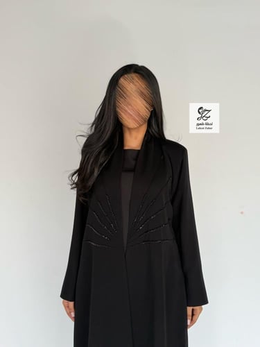 بليزر وصايف بقماش اندنوسي مع تدخيل شك ناعم