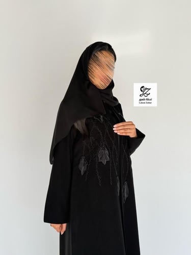 بليزر زنان شك كامل امام بقماش سيرامك اسود فاحم