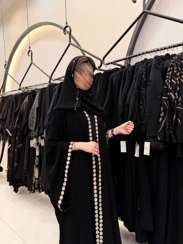 عبايه فجر بقصه كويتيه قماش ملكي فتنامي