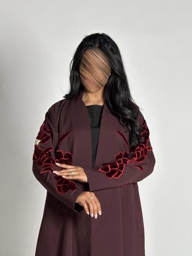 عبايه وديان بقصه Aقماش قماش كريب الابداع بتدخيل مخ...