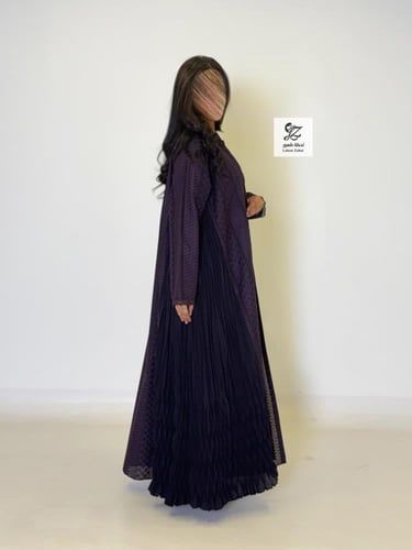 عبايه ركاما كلوش بتدخيل كسرات ثري دي موف