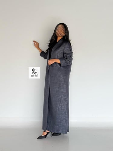 بليزر غيداء بقماش لنن مبطن