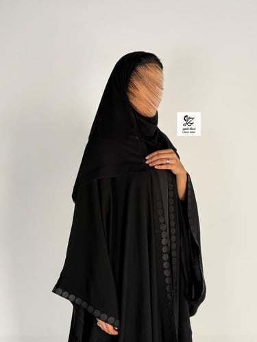 عبايه فجر بقصه كويتيه قماش ملكي فتنامي