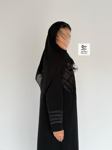 بليزر القمه مبطن كامل بتدخيل تطرز اسود ناعم