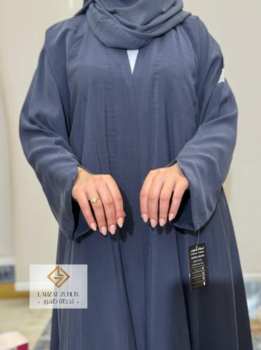 دبل كلوش حرير ياباني رمادي