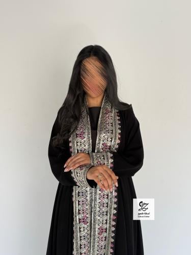 عبايه هند دبل كلوش بقماش ملكي