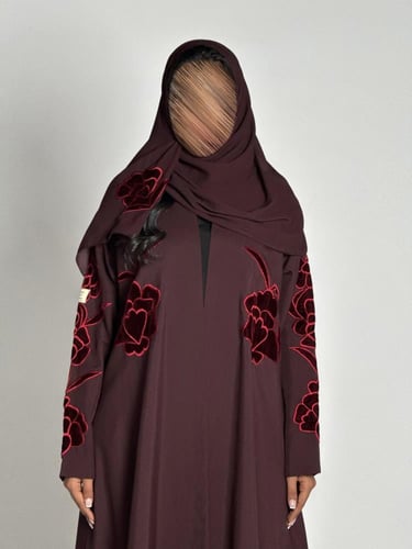 عبايه وديان بقصه Aقماش قماش كريب الابداع بتدخيل مخ...