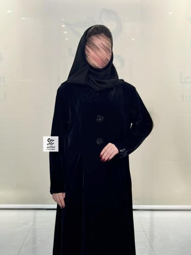 بليزر الفريده بقماش مخمل كوري