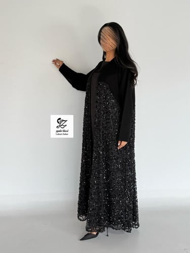 عبايه وعد بتدخيل ترتر فرنسي لمعه كلوش