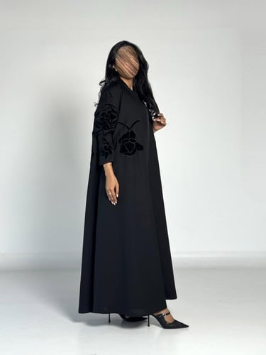 عبايه وديان بقصه Aقماش قماش كريب الابداع بتدخيل مخ...