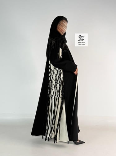 عبايه حنين كلوش بقماش كريب الرياض