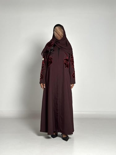 عبايه وديان بقصه Aقماش قماش كريب الابداع بتدخيل مخ...