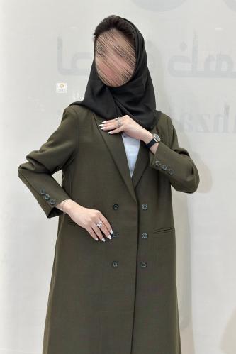 عبايه بليزر رسمي الصيف بقماش لنن