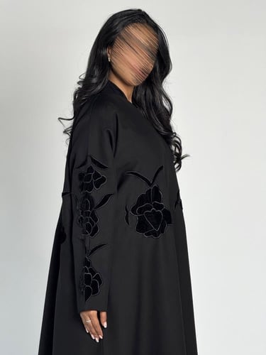 عبايه وديان بقصه Aقماش قماش كريب الابداع بتدخيل مخ...