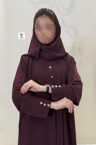 بليزر لمياء بقماش إندونسي صيفي بتدخيل كرستال لون ع...