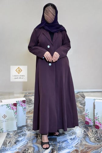 عبايه بليزر الهنوف بقماش حرير ياباني