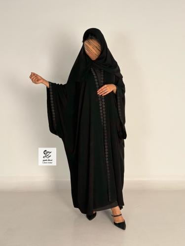 عبايه فجر بقصه كويتيه قماش ملكي فتنامي