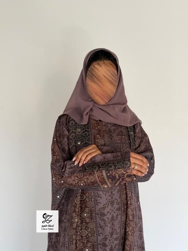 عبايه هنديه مشجره