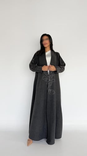 عبايه وتين بقصه Aبقماش جوخ