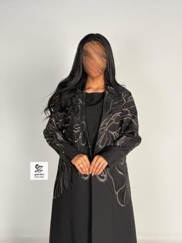 عبايه بليزر رسمي مبطن باش باربي تدخ تطريز