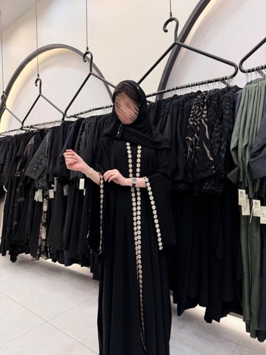 عبايه فجر بقصه كويتيه قماش ملكي فتنامي