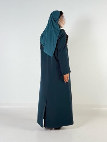 عبايه وصايف بليزر مع زراررسمي مبطنه بقماش سيراميك...